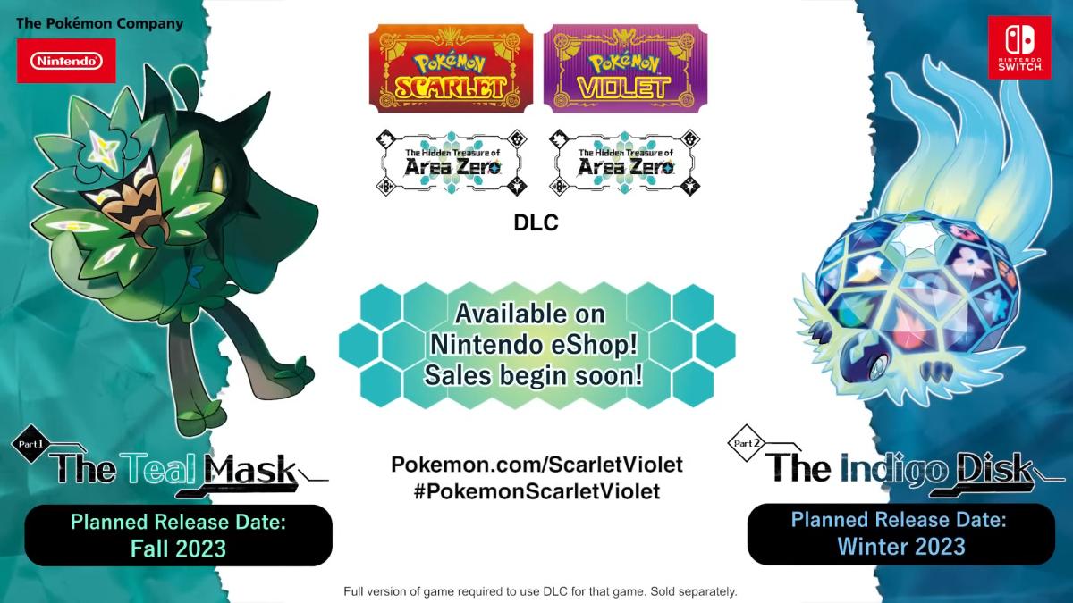 Pokémon Scarlet and Violet DLC.